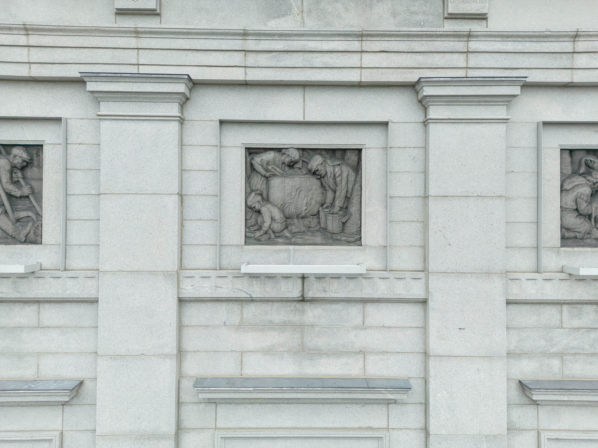 Photo des nouvelles pierres du Musée national des beaux-arts du Québec