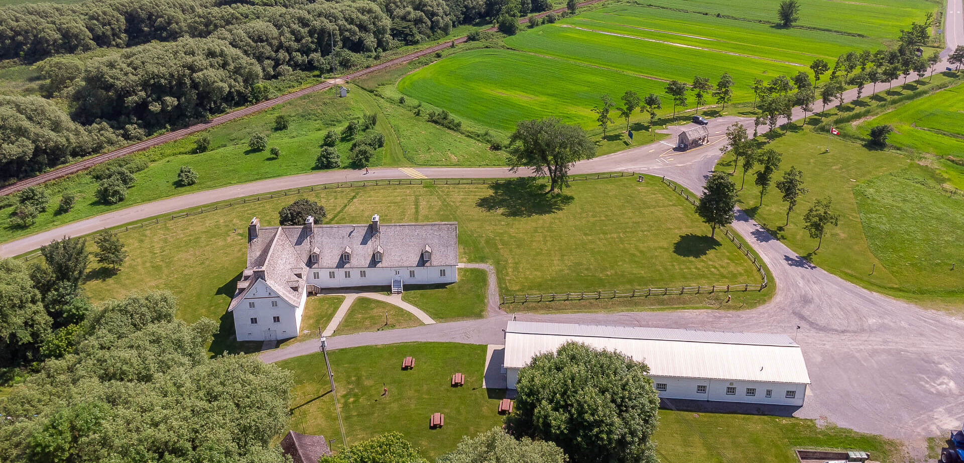 Vue de haut de la Petite-Ferme
