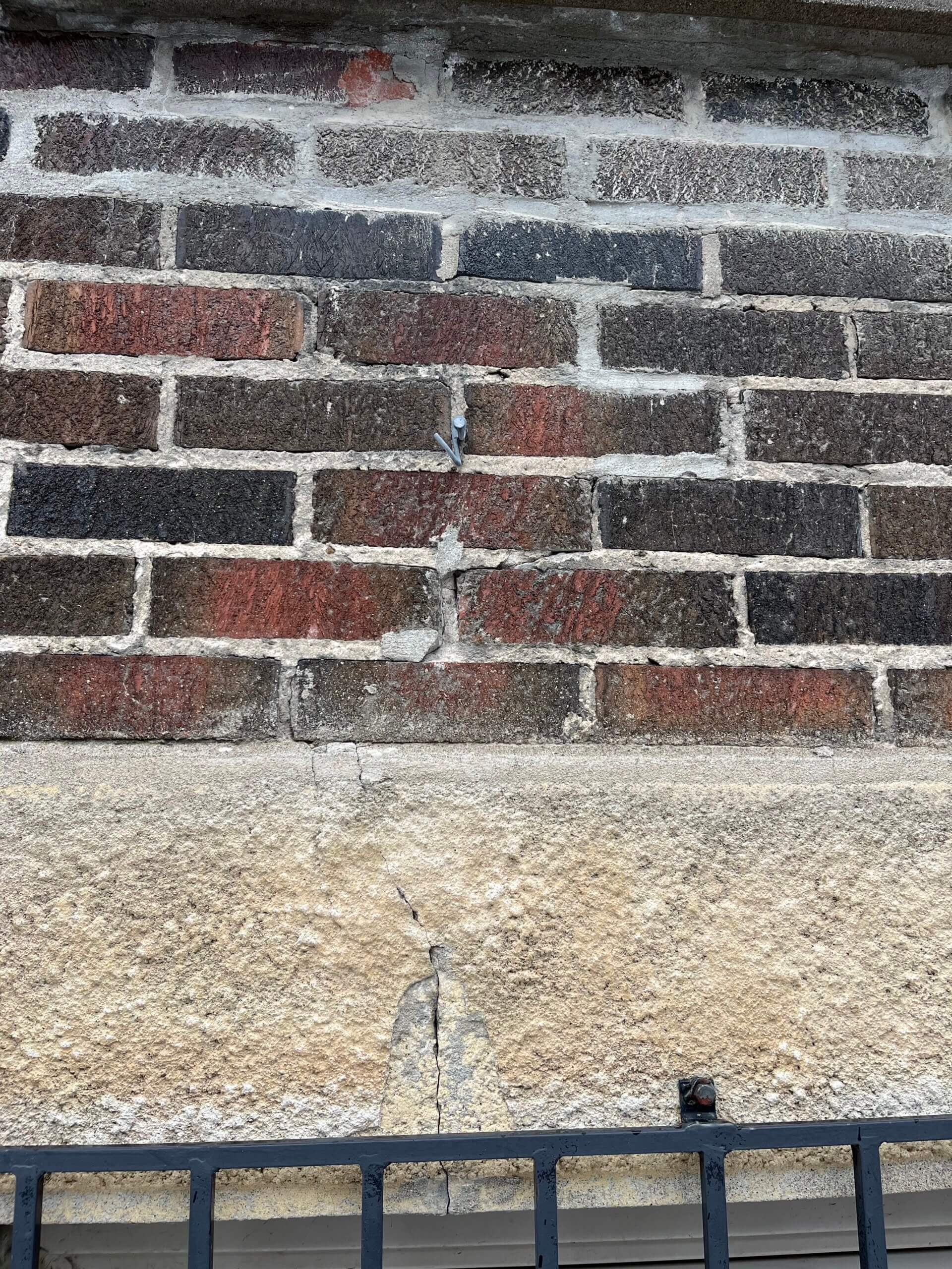 maçonnerie fissurée