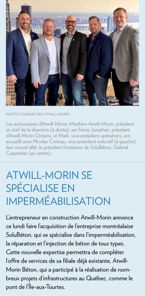 Extrait article La Presse +