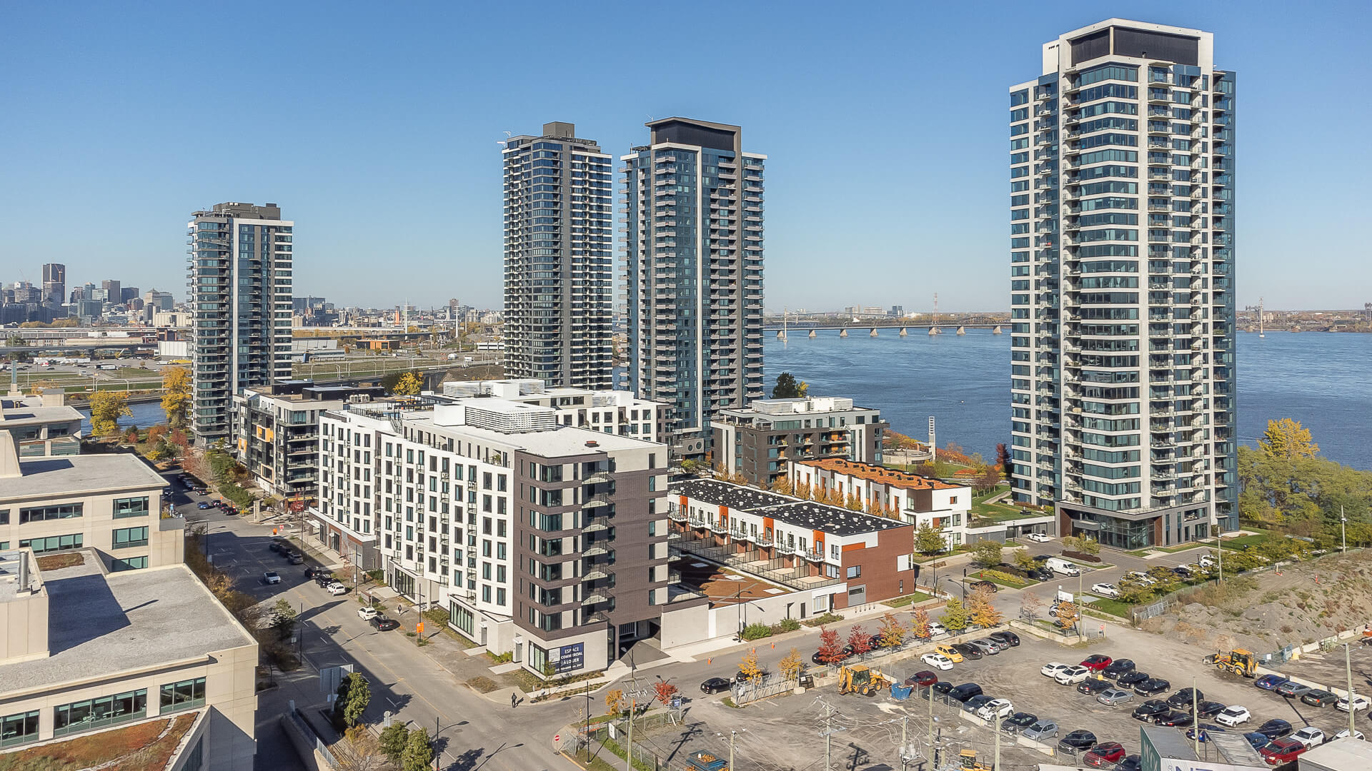 Des condos vue de drone